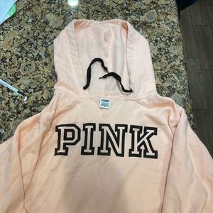 Victoria Secrets PINK Peach Notch Pullover